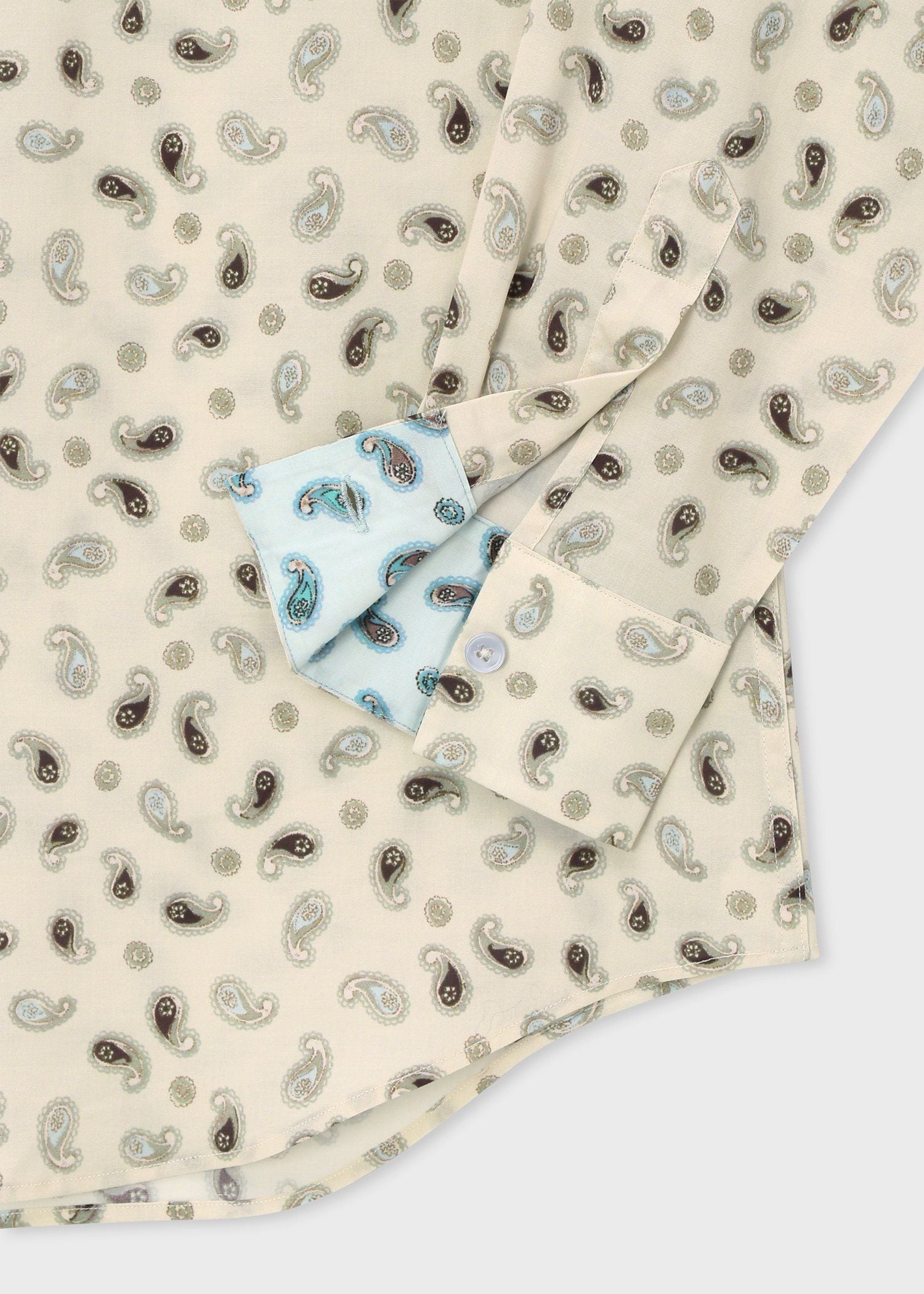 ✨美品✨ポールスミス　長袖シャツ　サマーヒルタウン　アートプリント　総柄　日本製 ✨美品✨ポールスミス 長袖シャツ サマーヒルタウン アート