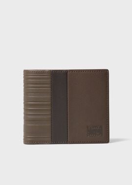 レザーパッチワーク 2つ折り財布