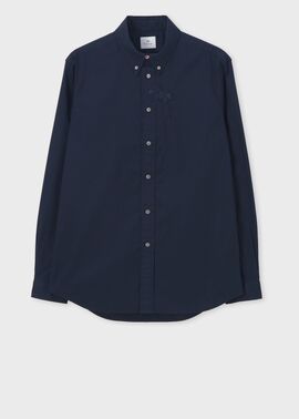"Flower Embroidery" カジュアルシャツ