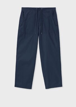 コットンツイル ワイドシルエット トラウザーズ