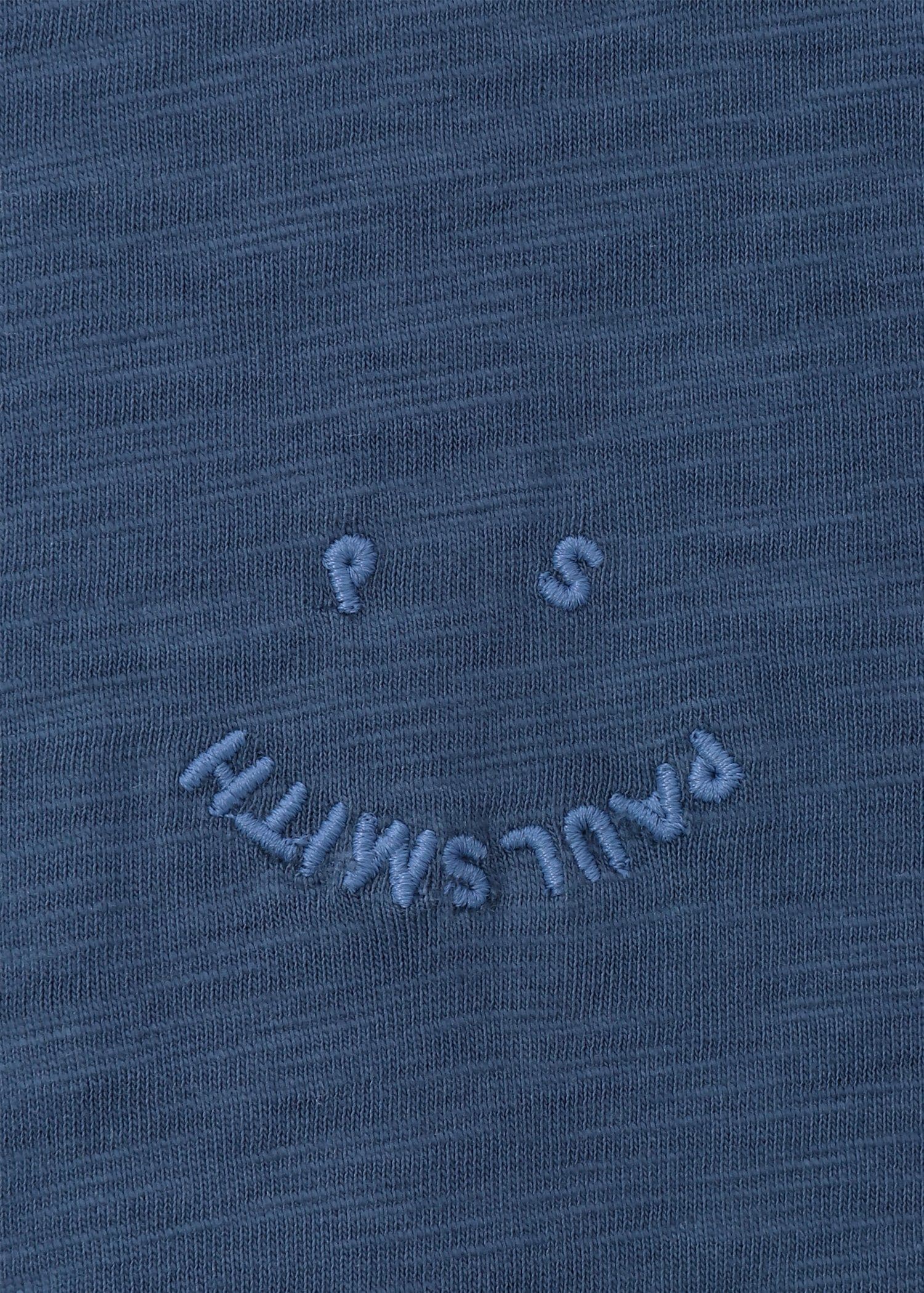 "Happy" ブランケットエンブロイダリー Tシャツ