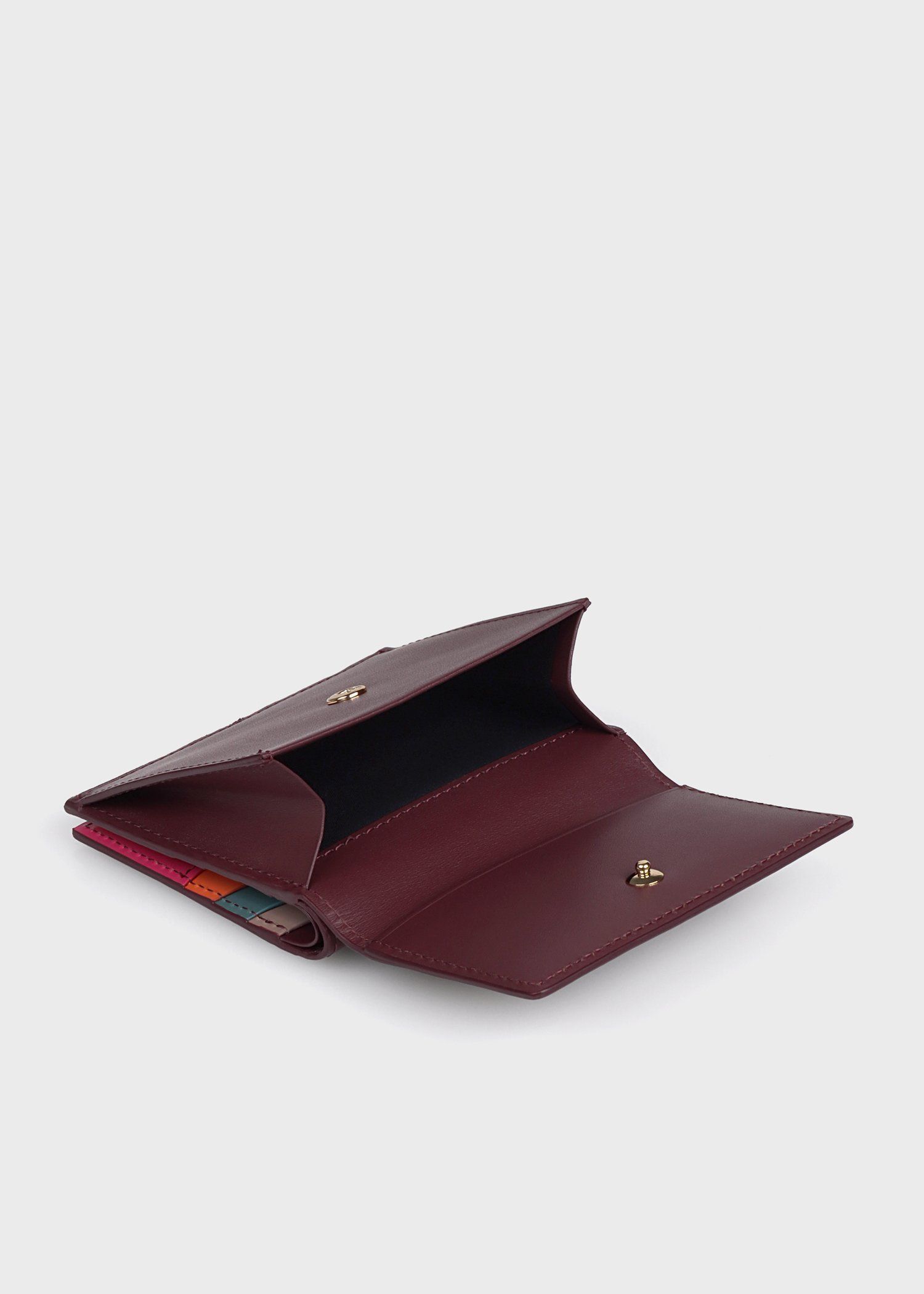 スワールカットカードレイヤー2つ折り財布