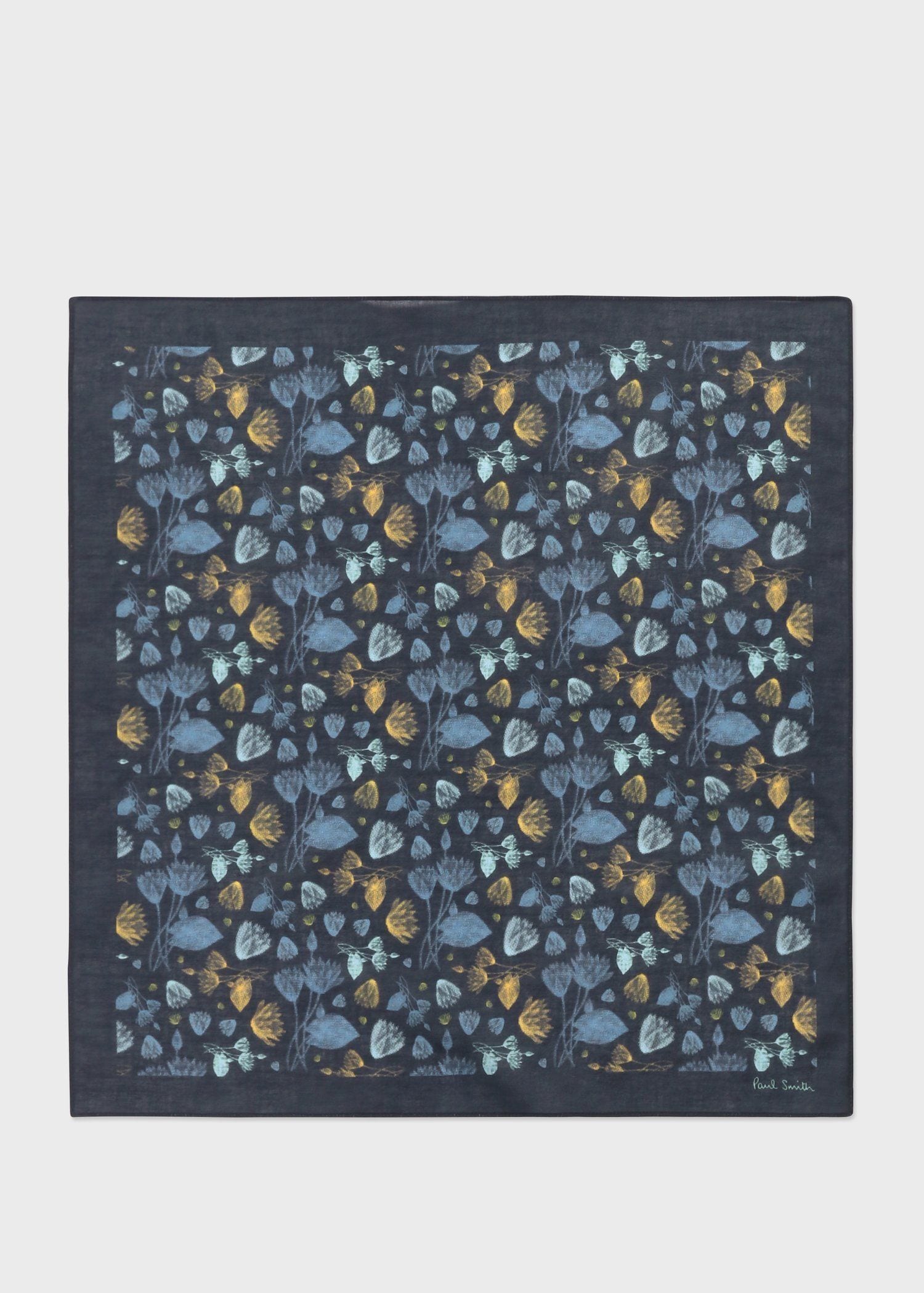 "Half Tone Floral" ハンカチ