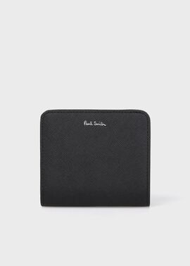 ポールスミス 二つ折り財布 ポールクオート ブラック レディース 新品 ポールスミス 二つ折り財布 ポールクオート ブラック