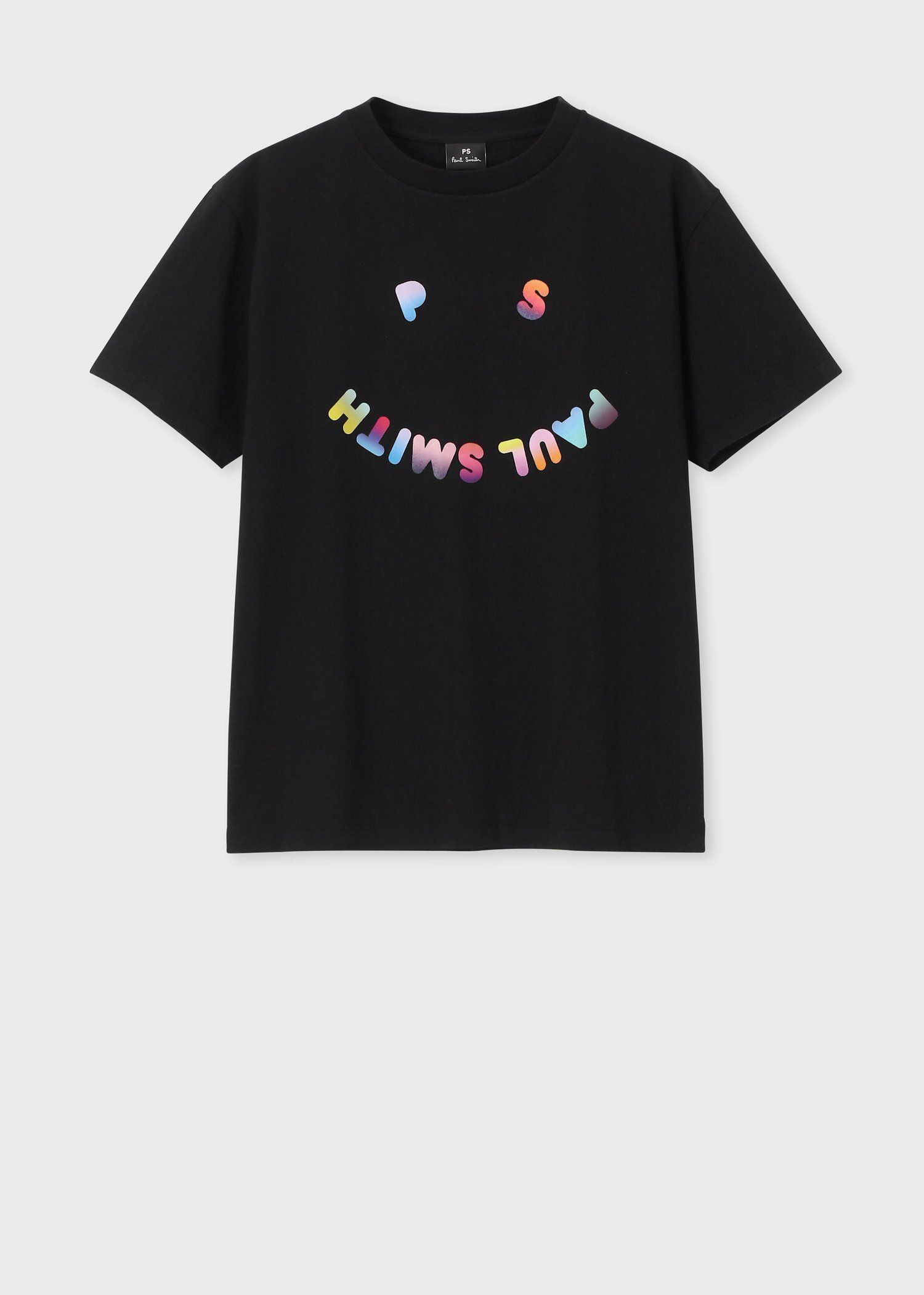 ウィメンズ "Happy" グラデーション ポップ 半袖Tシャツ