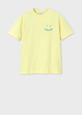 ウィメンズ "Happy" ヴィンテージ 半袖Tシャツ