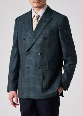✨️Paul Smith ギンガムチェック ダブルブレスト テーラードジャケット
