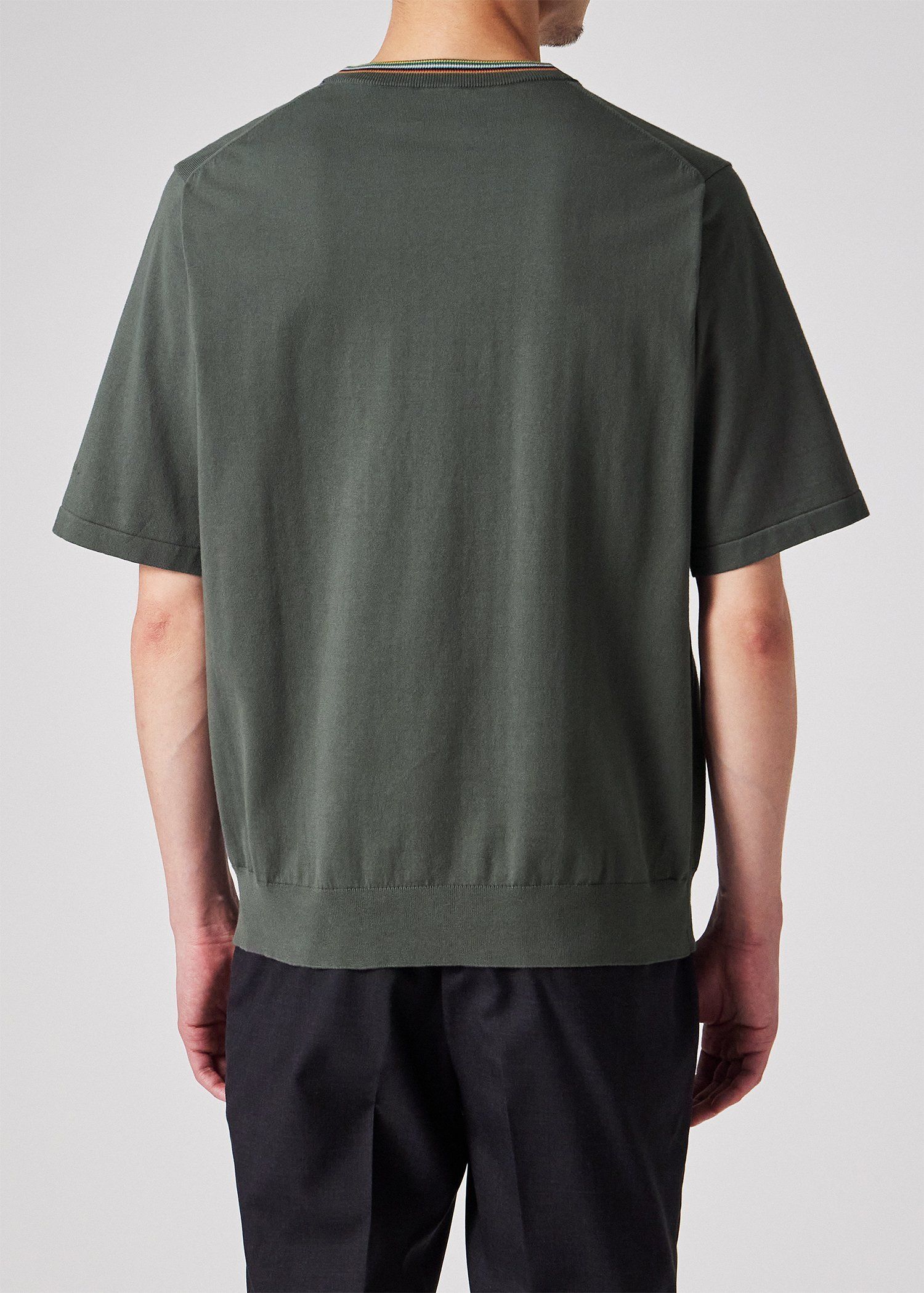 オーガニックコットン クルーネックニット