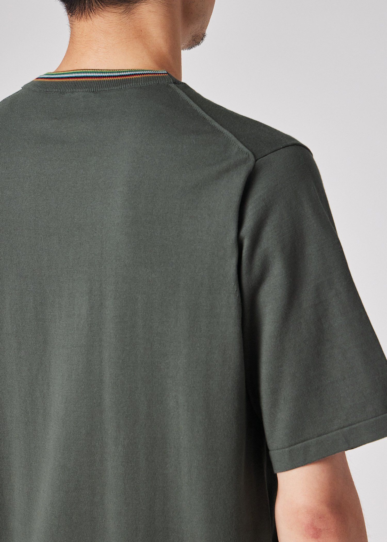 オーガニックコットン クルーネックニット