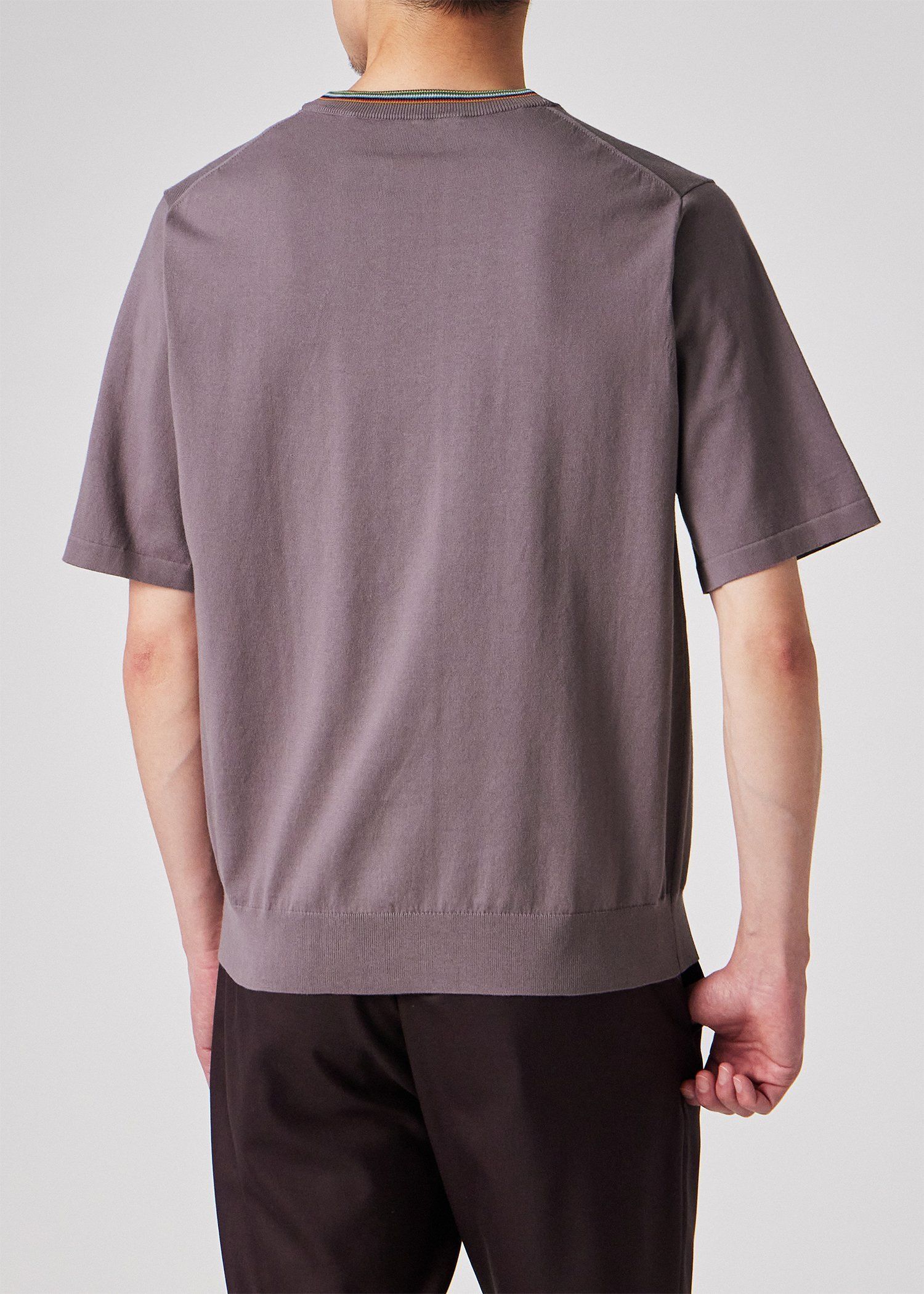 オーガニックコットン クルーネックニット