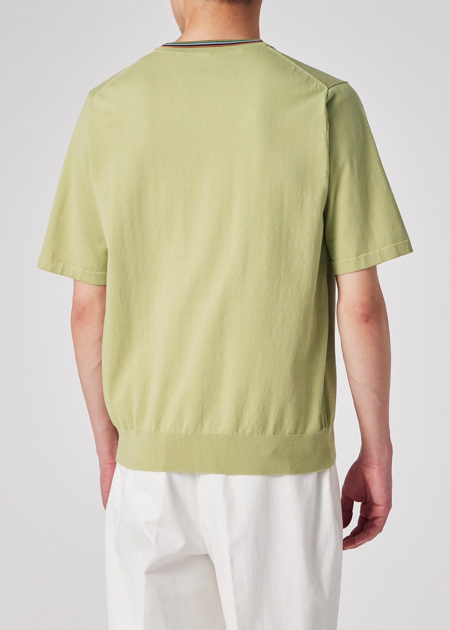 オーガニックコットン クルーネックニット