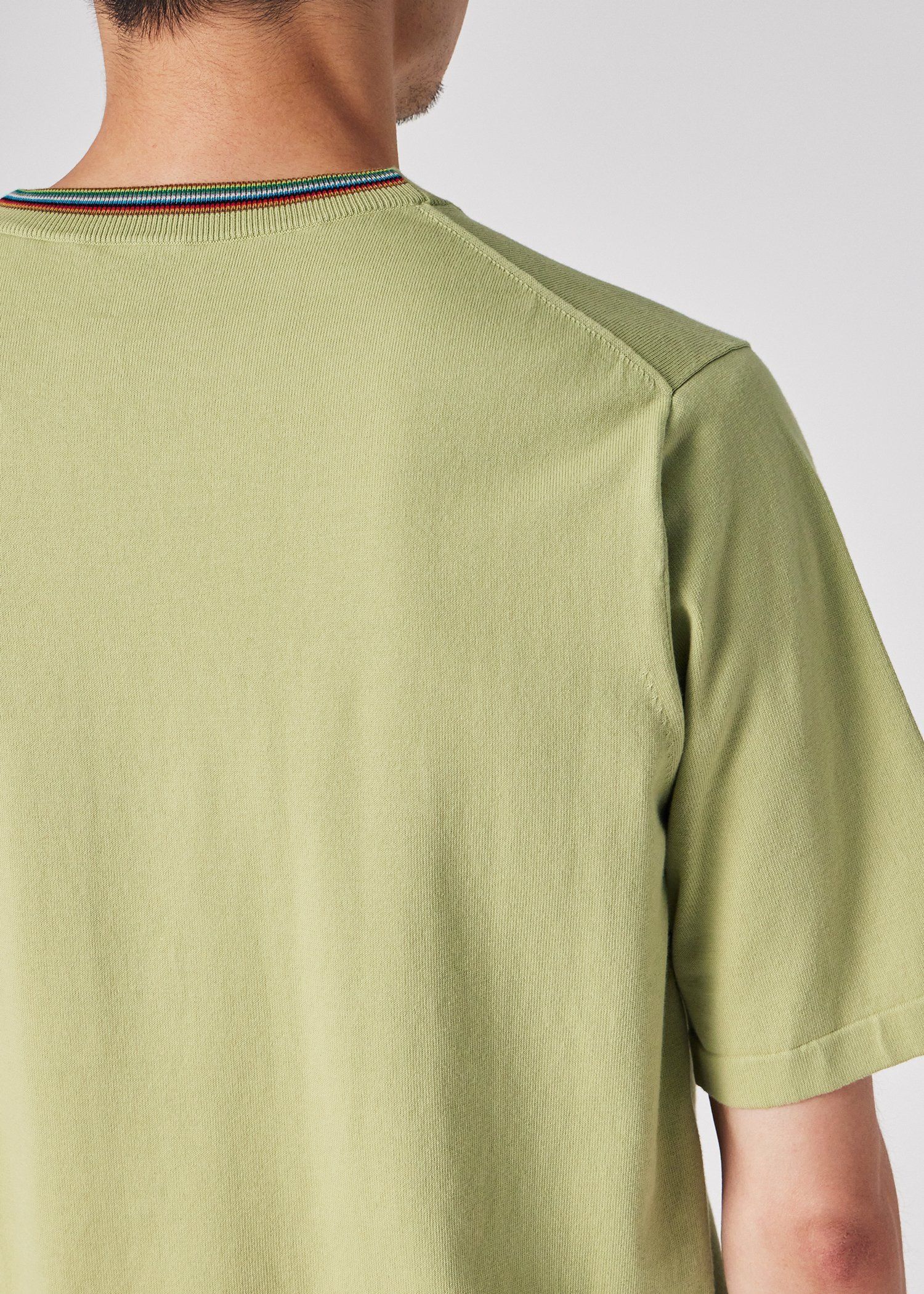 オーガニックコットン クルーネックニット