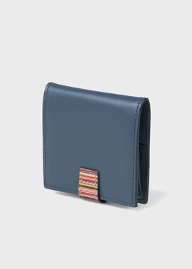 シグネチャーストライプタブ SS25 コインケース（ブルー