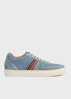 "Signature Stripe" レザー スニーカー