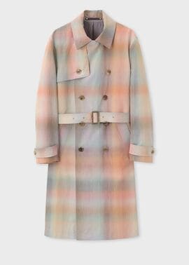 "Smith Check" ダブル トレンチコート