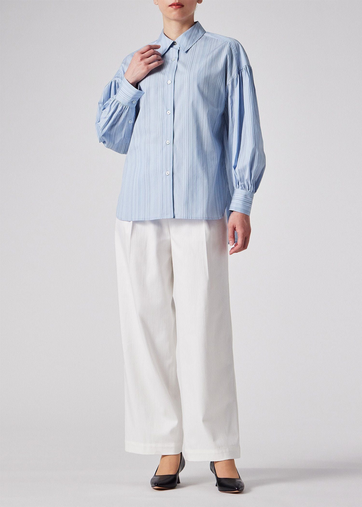 ウィメンズ "Signature Stripe" シャツ