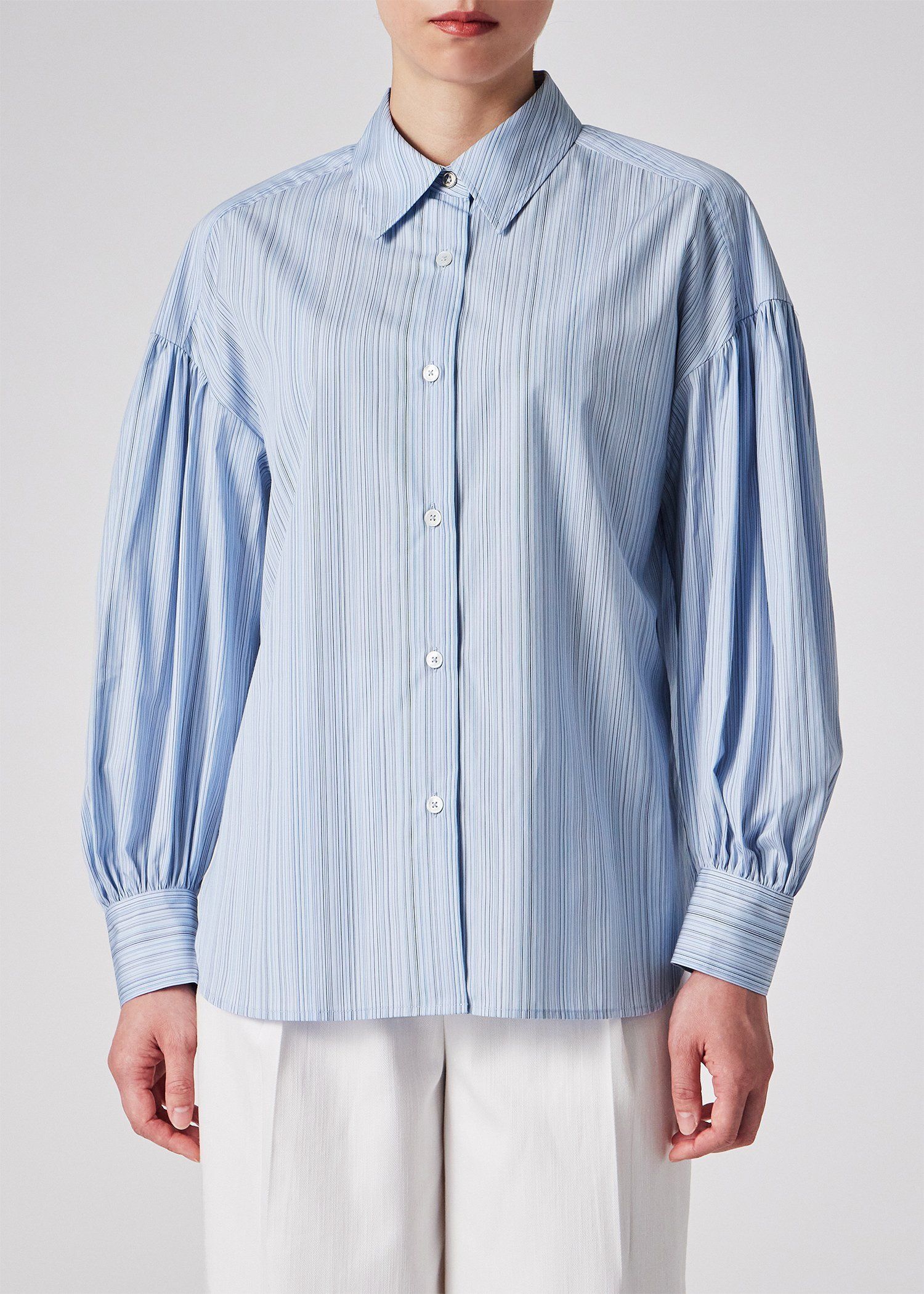 ウィメンズ "Signature Stripe" シャツ