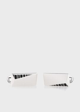"Diagonal Shadow Stripe" カフス