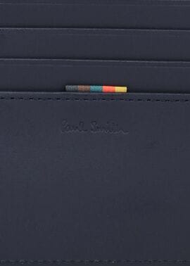 ハイライトステッチ 2つ折り財布（ネイビー） ｜ポール・スミス