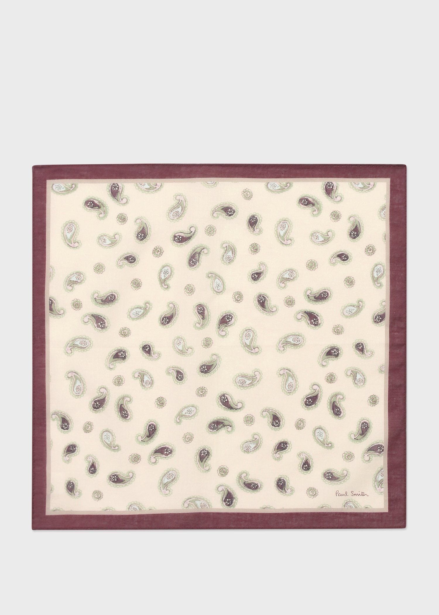 "Summer Paisley" ポケットチーフ