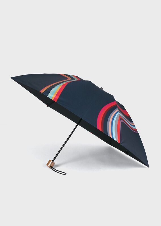 美品 Paul Smith ポールスミス うさぎ柄 折りたたみ傘 ブラック