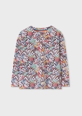 ボーイズ グラフィティロゴプリント Tシャツ