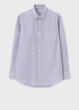 ジオメトリックドビー ドレスシャツ