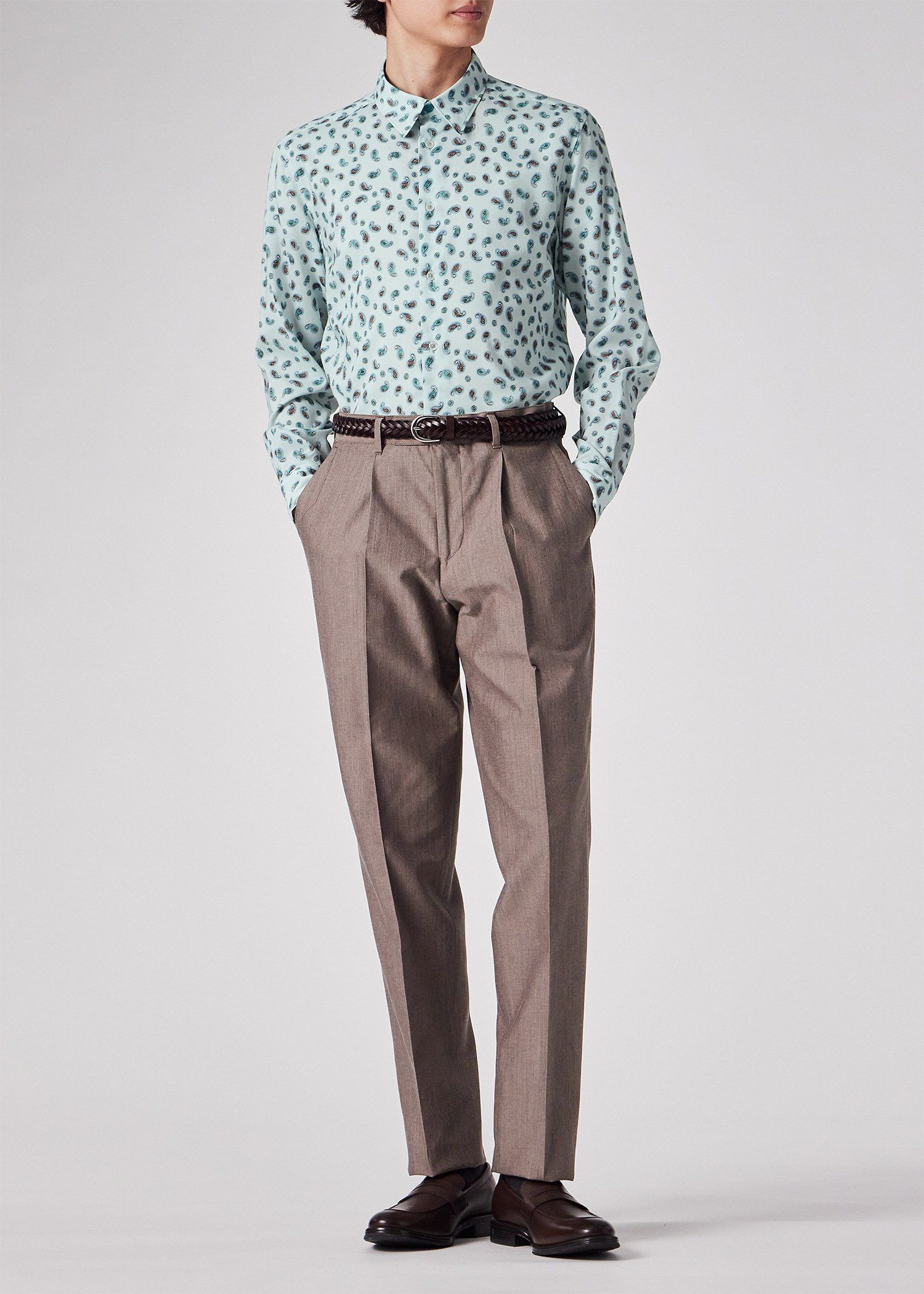 ✨美品✨ポールスミス　長袖シャツ　サマーヒルタウン　アートプリント　総柄　日本製 楽天市場】【今だけクーポン配布中】ポール スミス 長袖シャツ