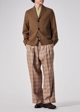 ウールホップサック コンバーチブルブルゾン ｜ポール・スミス