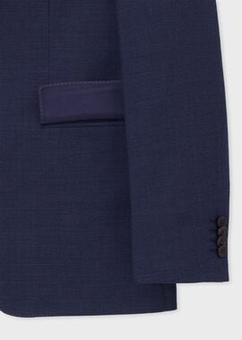 マイクロバーズアイ シングル2Bスーツ（ブルー） ｜ポール・スミス