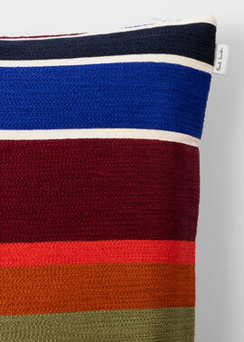 【新品未使用】ポール・スミス ストライプ クッション シグネチャーストライプ クッション ｜ポール・スミス