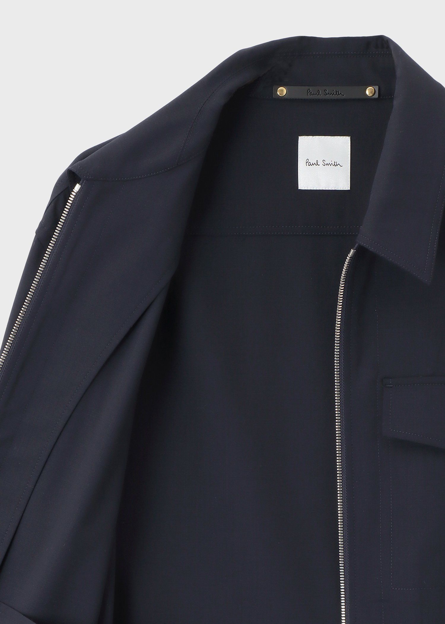 "Jersey look" ジップアップブルゾン 