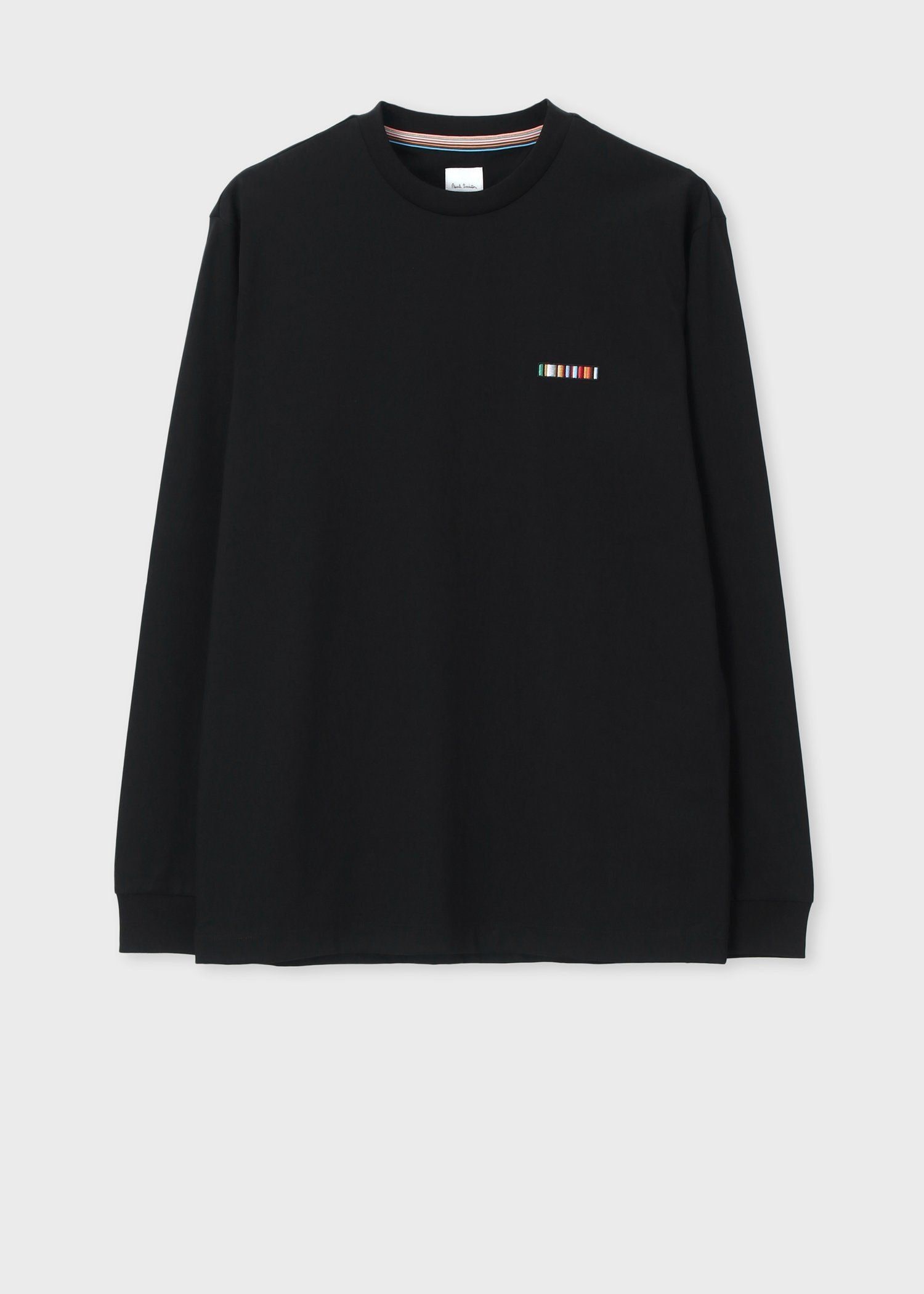 "Signature Stripe Bar"  長袖Tシャツ