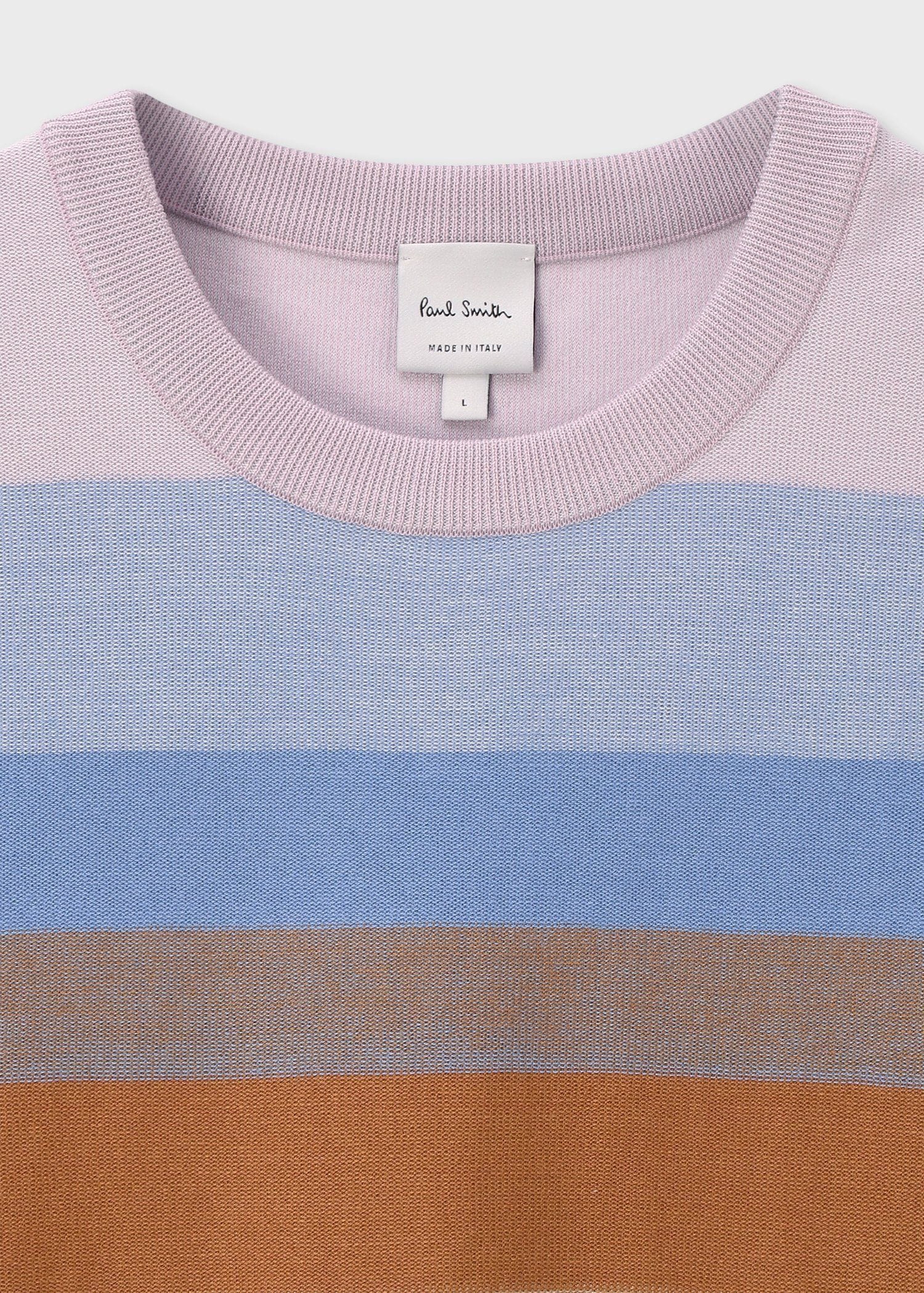 "Smith Stripe" クルーネックニット