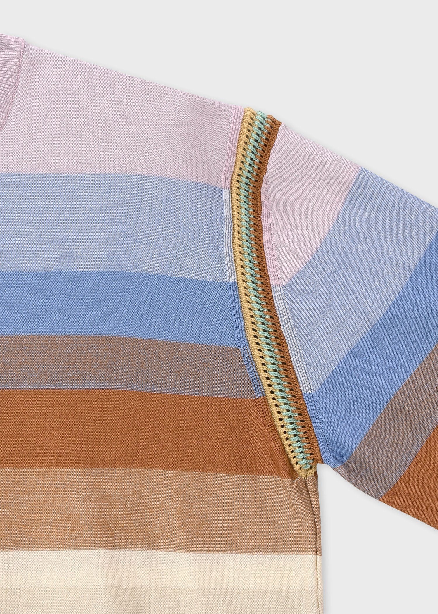 "Smith Stripe" クルーネックニット