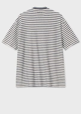 【Paul Smith】\"Signature Stripe\" ジャカード 半袖 カットソー ジャカード ボーダー 半袖カットソー ｜ポール・スミス