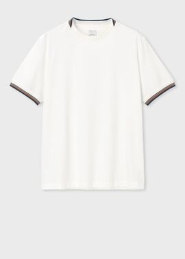 シグネチャーストライプポケット 半袖カットソー