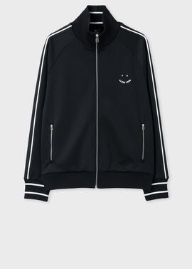 "Happy" コントラストライン トラックジャケット