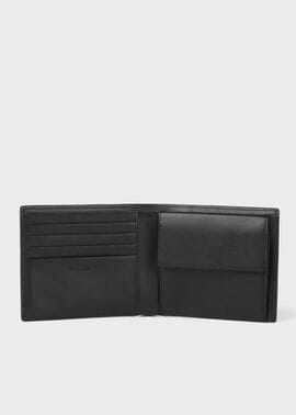 シグネチャーストライプ テクスチャード 2つ折り財布 ｜ポール・スミス