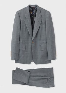 ファンシーシャークスキン サイドアジャスター シングル2Bスーツ