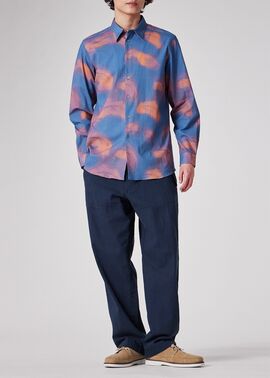 【美品】21ss PaulSmith 麻 ワイドフィットパンツ trim_ofcrs_item21c202d43d1b11f