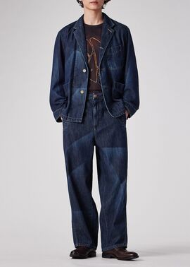 RED EAR サンフェードデニム ワイドトラウザーズ ｜ポール・スミス