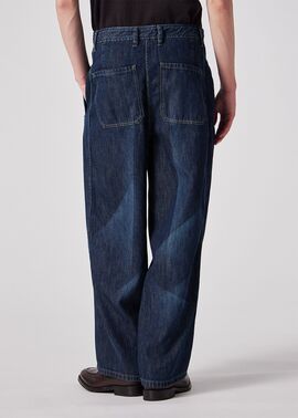 ポールスミス　ワイドデニム　新品　38 インディゴ ワイド デニムパンツ / Paul Smith | ファッション