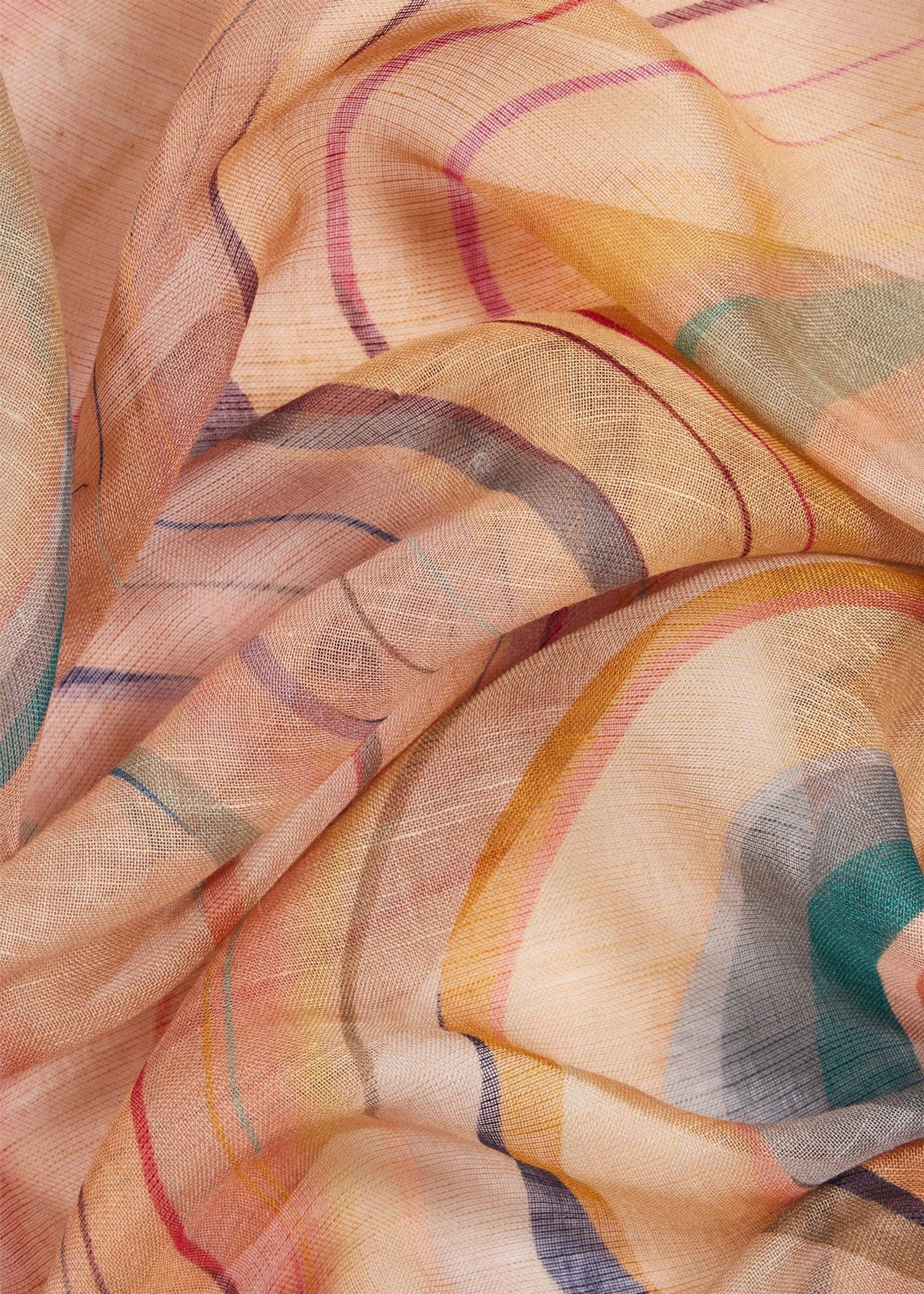 ウィメンズ リネンブレンド "Swirl" スカーフ