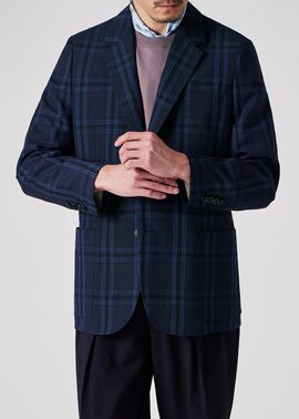 トーンオントーンチェック 2Bジャケット ｜ポール・スミス