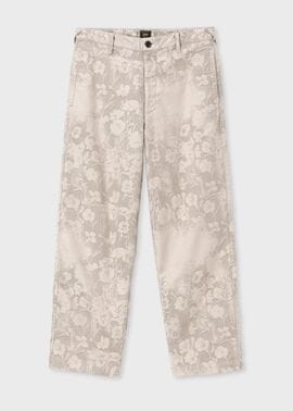 Paul Smith + Lee ジャカード テーパード トラウザーズ