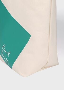 【Paul Smith】ジオメトリック トートバッグ S Paul Smith ジオメトリックトライカラー2WAYトートバッグ