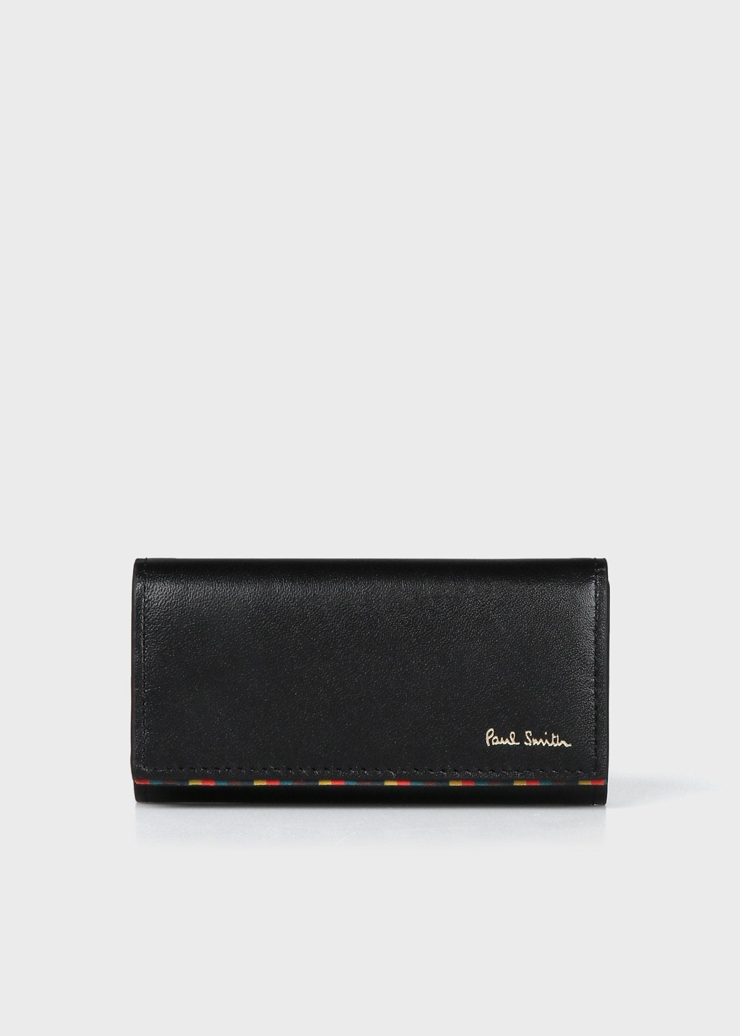 ブライトストライプトリム キーケース