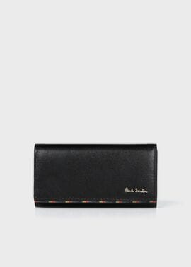 ブライトストライプトリム キーケース