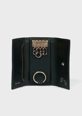 PaulSmith ポールスミス 猫 キーケース BPW002 ダークグリーン ベジタン キーケース（ダークグリーン） ｜ポール・スミス
